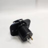Розетка 2-USB Carbest черная