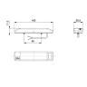 Фонарь габаритный Jokon LED, 100x23,5х11,5 оранжевый