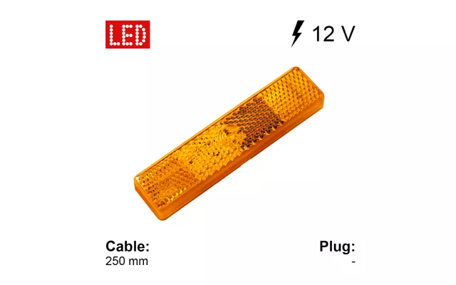Фонарь габаритный Jokon LED, 100x23,5х11,5 оранжевый