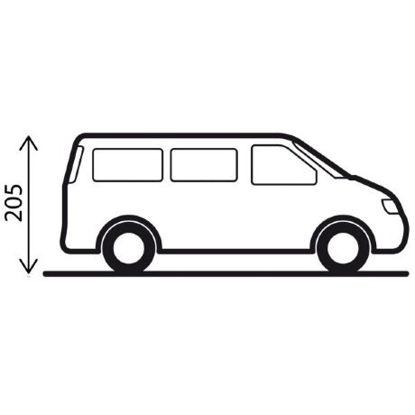 Палатка для задней двери Brunner для VW T5/T6