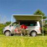 Маркиза настенная Fiamma F35 pro, 1,8м, черная, королевский серый