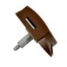Замок мебельный Hafele Push-Lock, коричневый