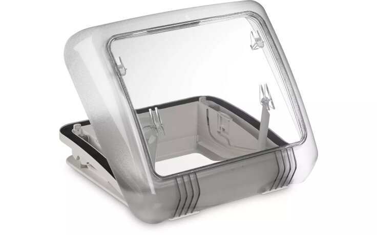 Люк накрышный Dometic Mini Heki Style 400x400мм, прозрачный (c прин. вентиляции)